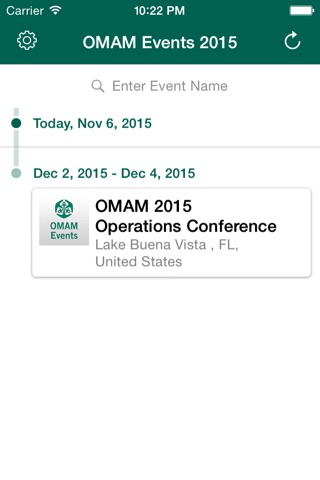 OMAM Events 2015 screenshot 2