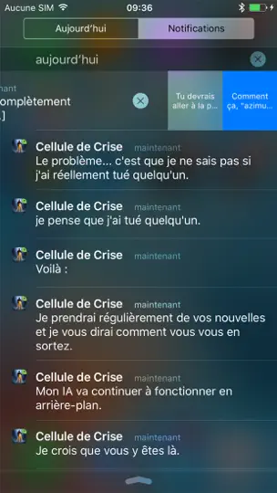 Capture d'écran de Lifeline: Cellule De Crise sur iPhone 5