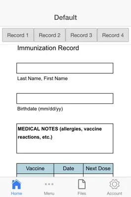 Game screenshot Immunization Log mod apk