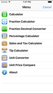 EZ Calculators screenshot #4 for iPhone