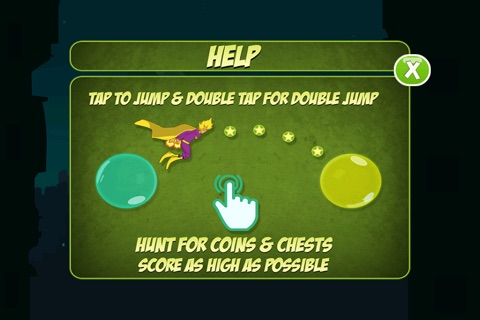 Almighty Hero Jumping Challenge - awesome air jumping race screenshot 3