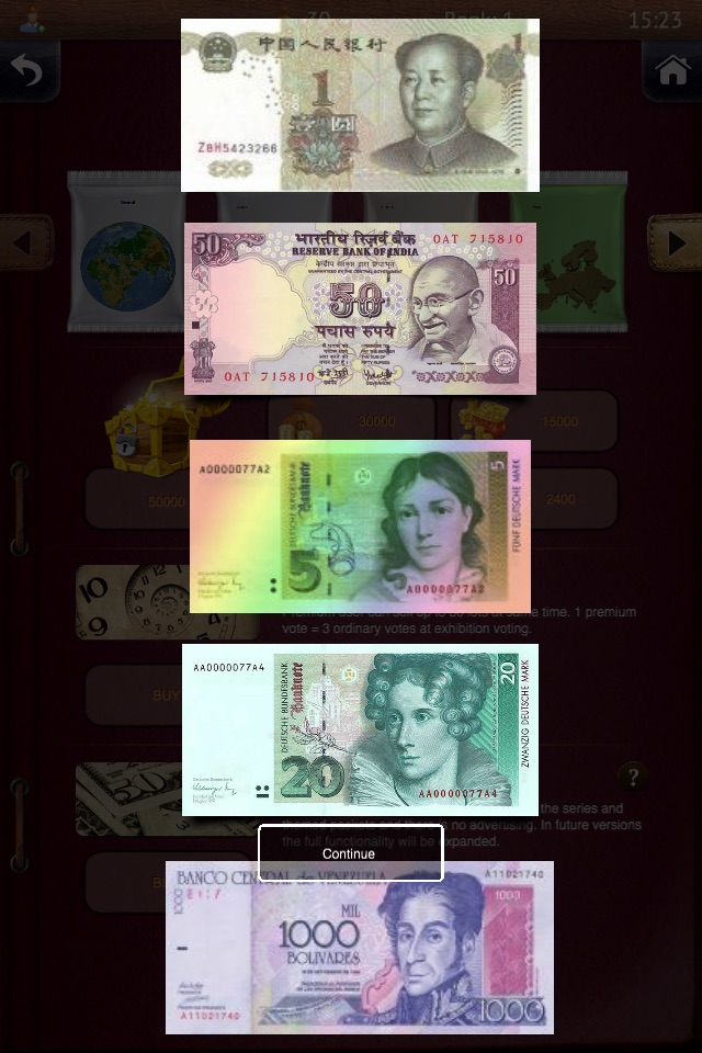 Banknotes Collector screenshot 2