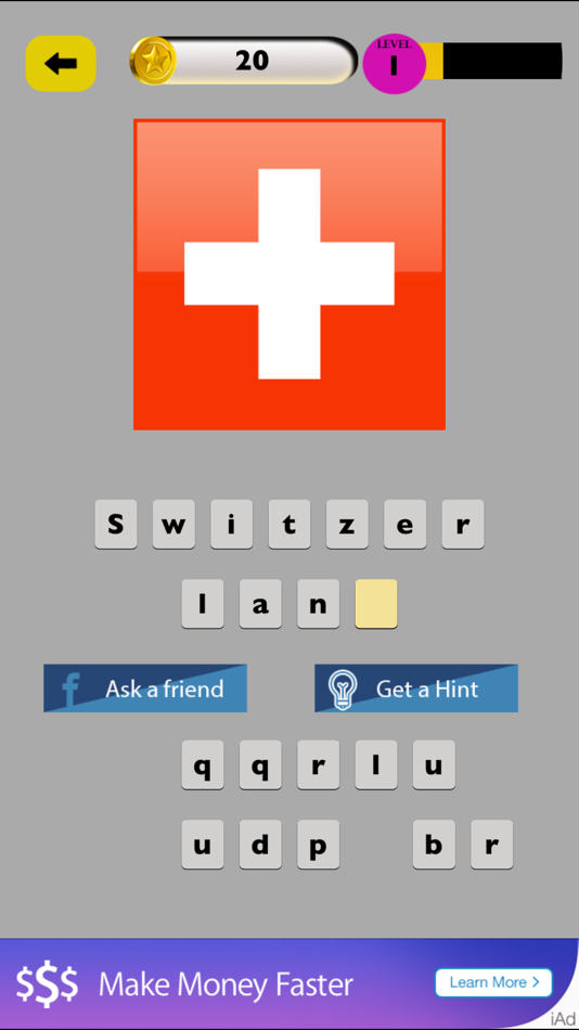 #5. Flag Quiz - Fun with Flags - Guess the flags from around the world, Quiz, Trivia (iOS) By: CINDER MV