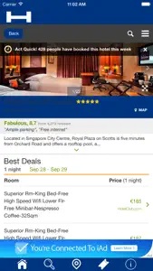 Singapore Hotels + Compare and Booking Hotel for Tonight with map and travel tour screenshot #4 for iPhone