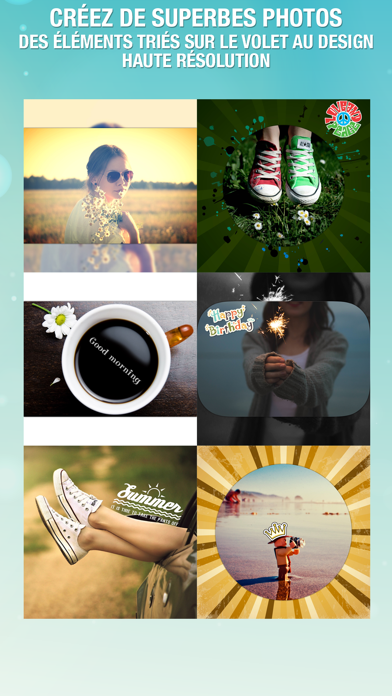 Screenshot #2 pour Coloragram - Rognez, faites pivoter et redressez vos photos. Autocollants et bordures photo uniques.