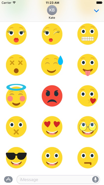 Smiley Sticker Emoji - Icon for iMessage