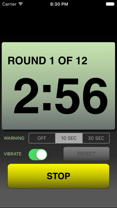 Screenshot #1 pour Boxing Round Timer