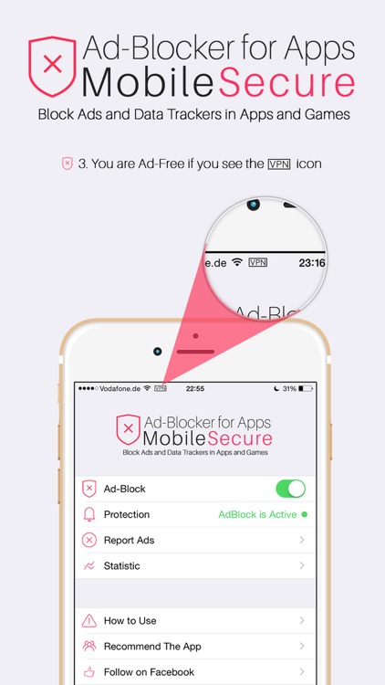 AdBlocker for Apps and Games - Ad Blocker for In App Ads - Block Ads and Data Trackers in Apps and Games screenshot-3