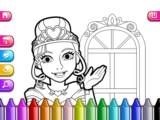 Screenshot #6 pour My Coloring Book: Girls - Jeu de Dessin Amusant