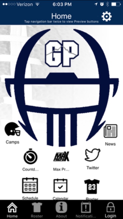 Glacier Peak Football app