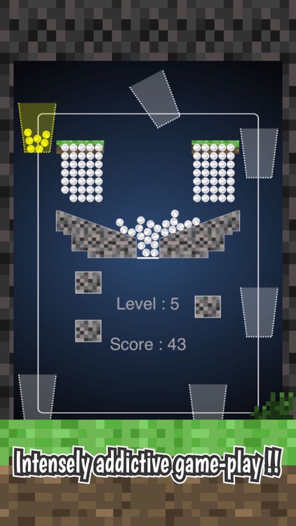 Mine Pong Physics Game - 100 Crafty Balls Challenge