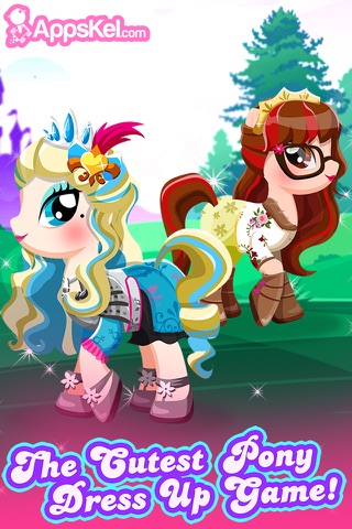 My Pet Dress Up High 2 –  Equestria Pony Makeover Games for Girls Free screenshot 2