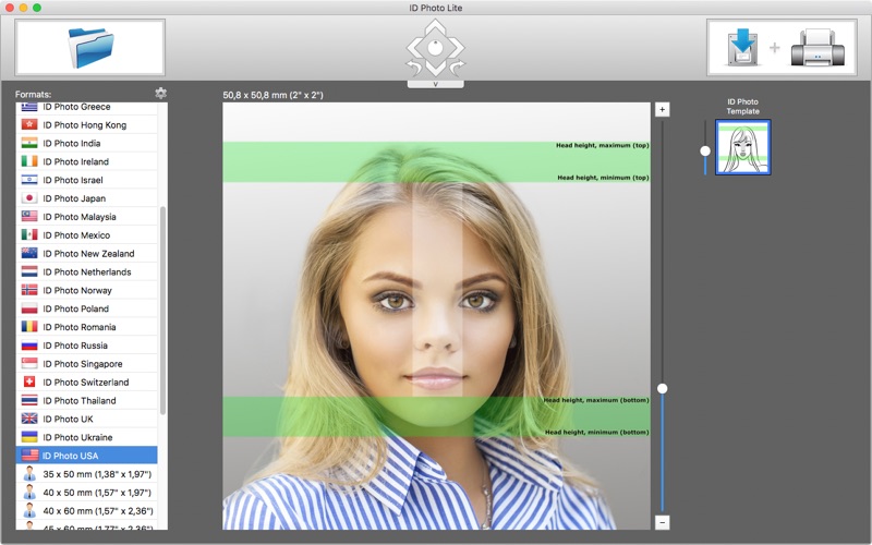 Screenshot #3 pour ID Photo Lite