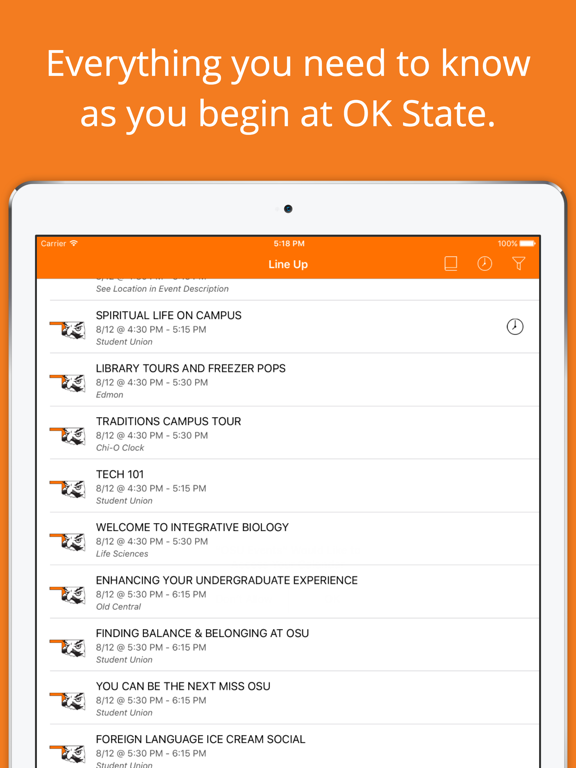Oklahoma State New Student Orientation and Enrollment