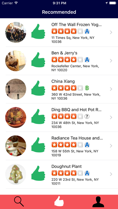 Eat Here? app screenshot