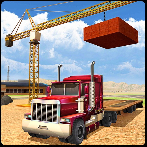 City Building Construction 3D - Be a machine operator and 18 wheeler truck driver at the same time. Icon