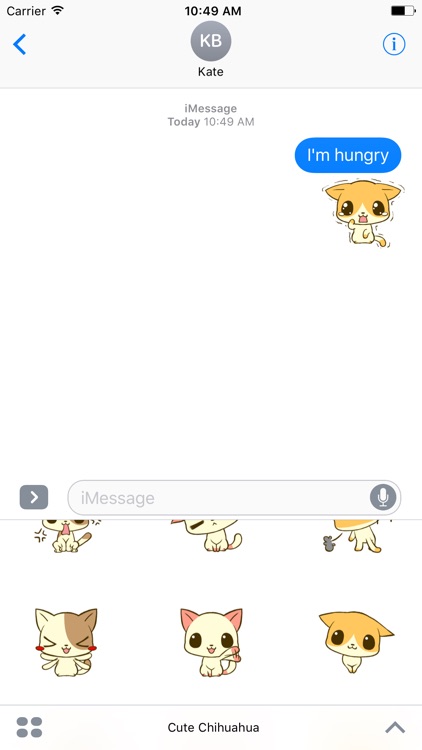 Cute Chihuahua Animated Sticker