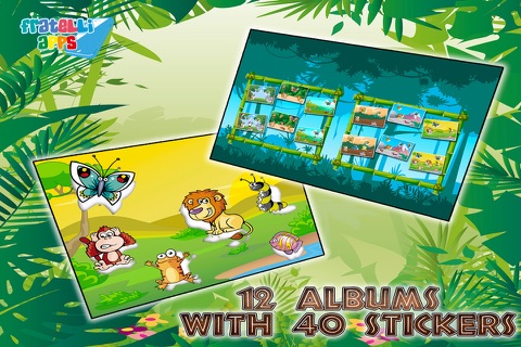 Jungle Games - Matching, Stickers and Puzzles screenshot 2