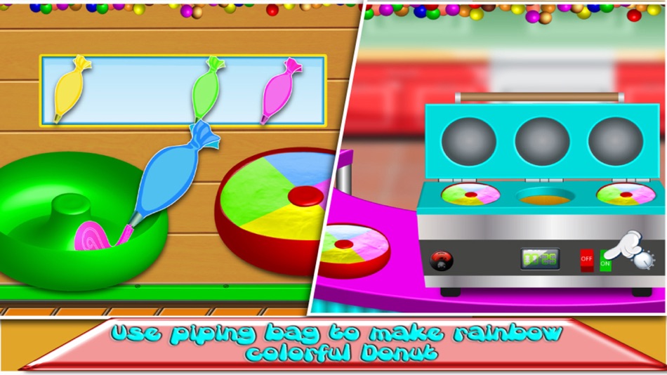 DIY Rainbow Sweet Donut Cake Maker - Donuts Chef - 1.0 - (iOS)