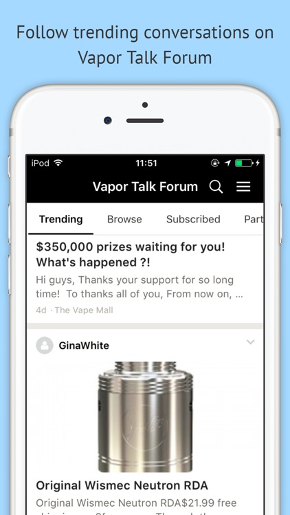 Vapor Talk® Forum