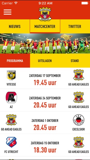 Go Ahead Eagles Official App(圖3)-速報App