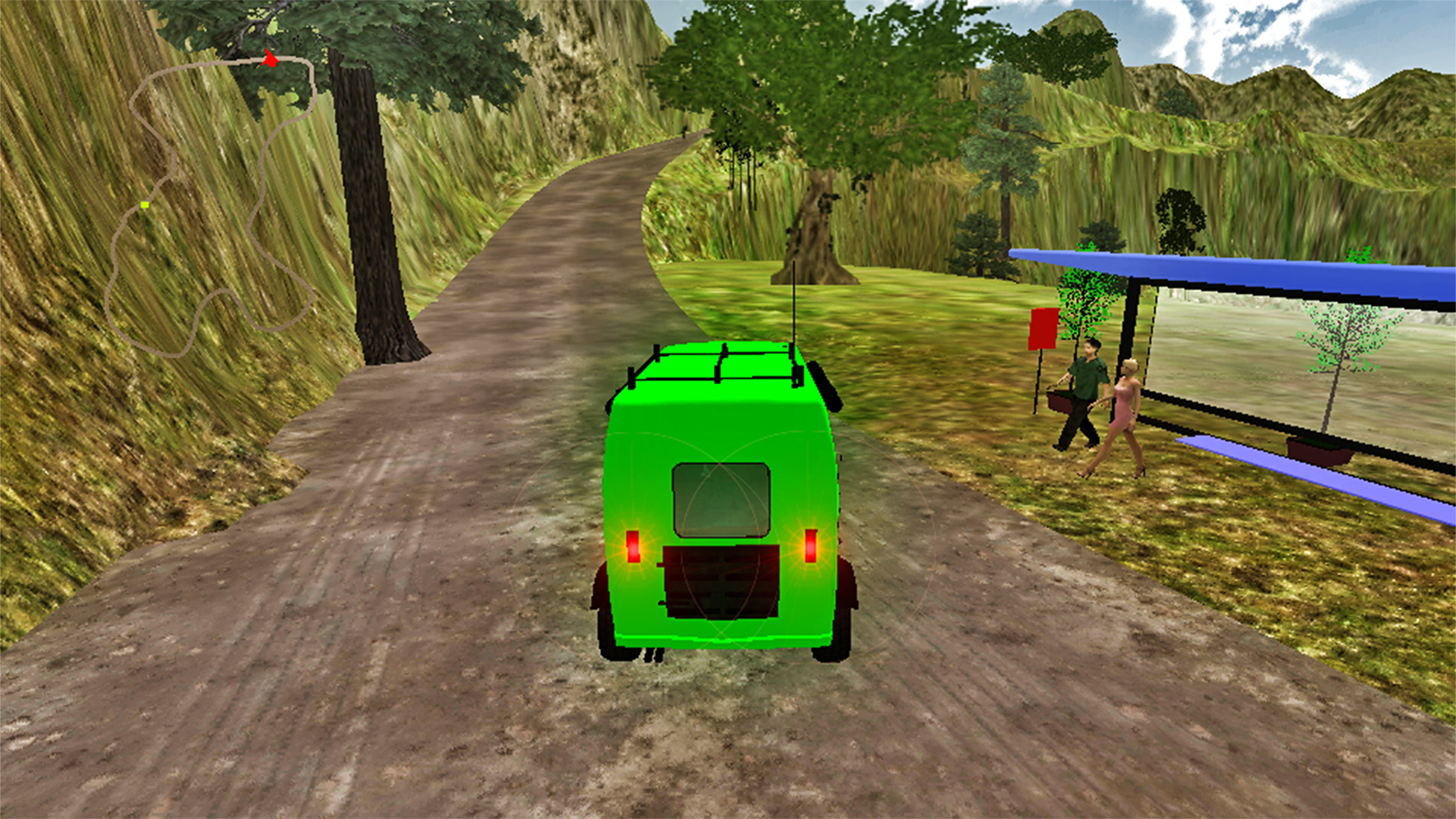 Extreme Off Road Auto Rickshaw Driving-Simulation