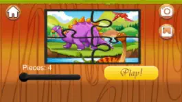 Game screenshot Dino jigsaw puzzles 2 to 7 year educational games hack