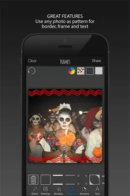Game screenshot Calavera : Day Of The Dead - Add stickers, backgrounds and customize pictures hack