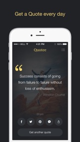 Quotee – Tons of Quotes with Style screenshot
