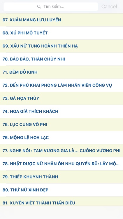 Truyện Ngôn Tình Xuyên Không - Xuyen Khong Offline screenshot-4