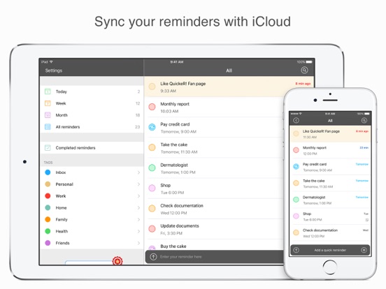QuickeR! iPad screenshot 3 - Productivity app
