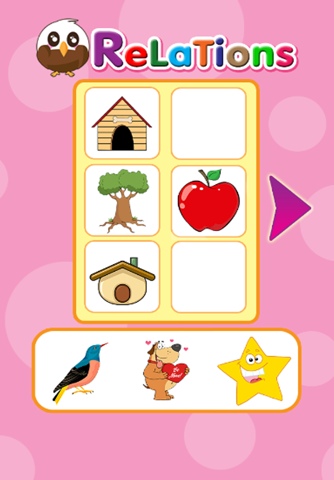 Relations : learning Education games for kids Add to child development - free!! screenshot 3