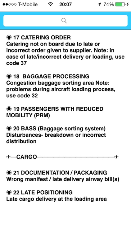 Airline Delay Codes