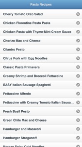 Pasta Recipes Yummy screenshot #1 for iPhone