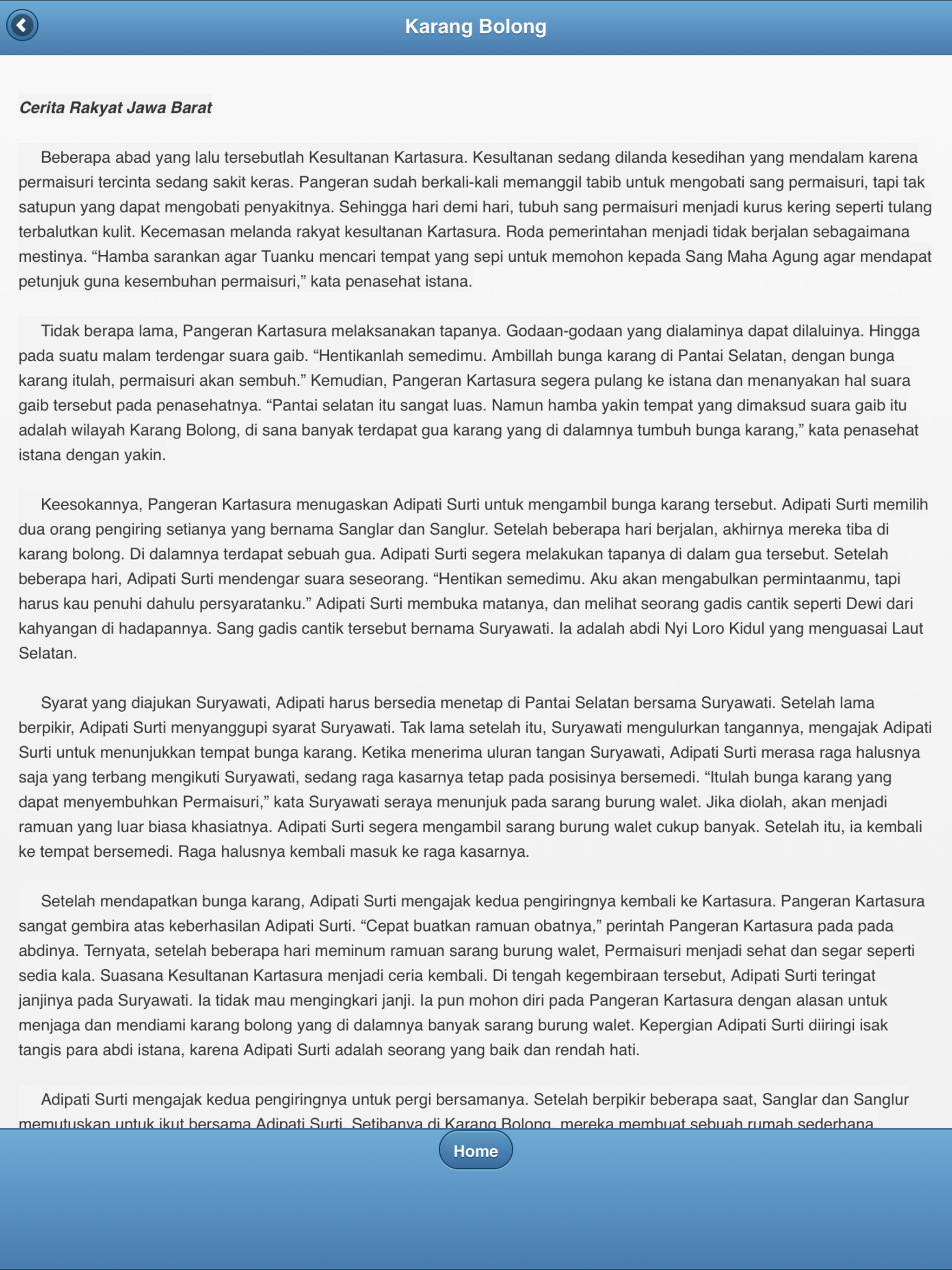 Cerita Rakyat Nusantara