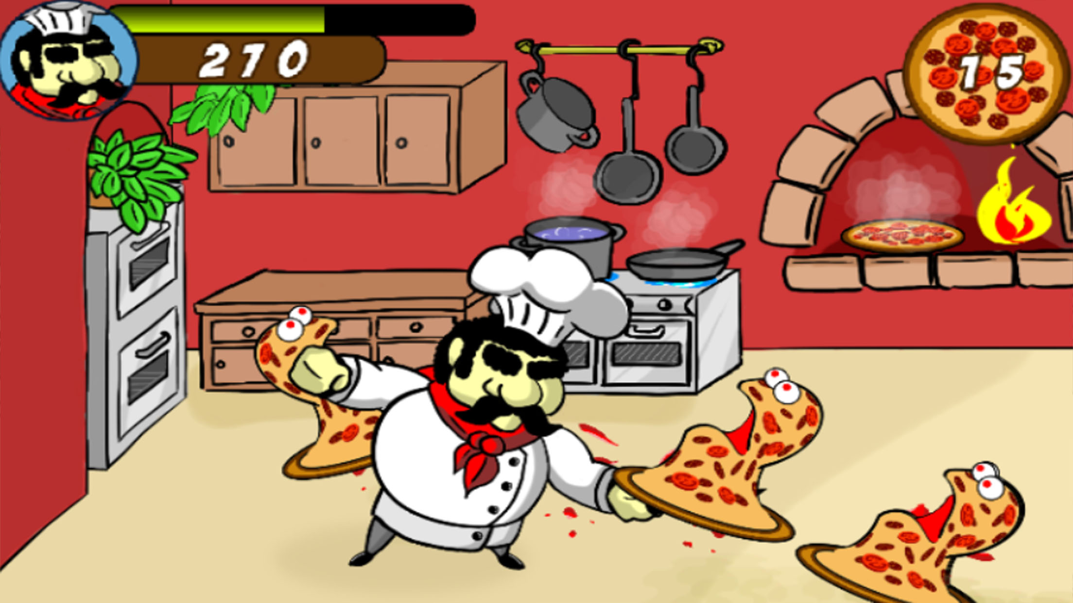Funny Zombie Pizza: Dab Me On eM, Can You Tap? screenshot 2