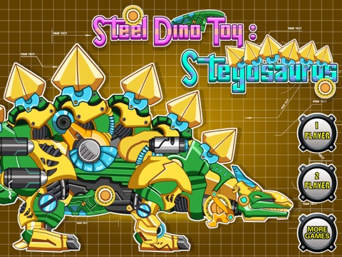 機械組み立てステゴサウルス：恐竜——ツイン知育玩具/組み立てるパズルの小さいゲームのおすすめ画像1