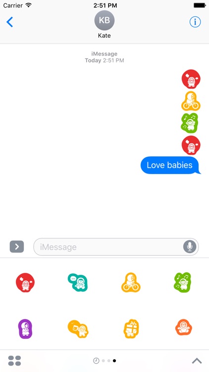 Baby Stickers Pack for iMessage