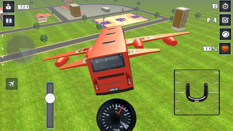 Modern Flying Bus Simulator