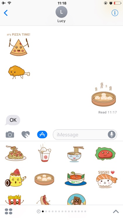 Yummy GIF Sticker for iMessage