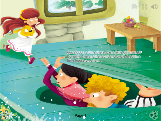 The Wizard of Oz - Bedtime Fairy Tale Book iBigToy iPad screenshot 4 - Book app