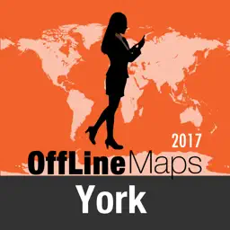 York Offline Map and Travel Trip Guide app icon