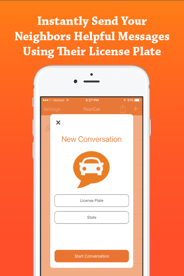 YourCar - Neighborly Messaging via License Plates