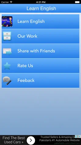 Game screenshot Learn English in Urdu - Speak English apk