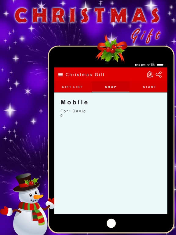 Christmas Gift List - Santa's Bag for Merry Christ iPad screenshot