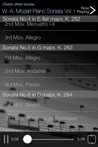 Mozart, W. A. Piano Sonata I screenshot 4