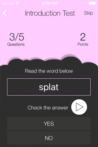 Zat Phonics Test screenshot 2