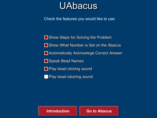 UAbacus iPad screenshot