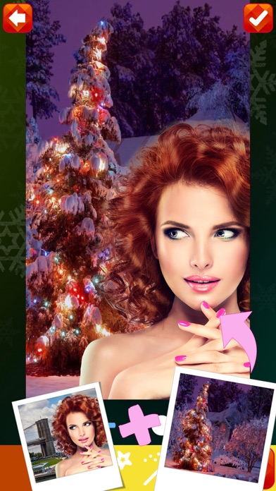 Screenshot #3 pour Noël Éditeur De Fond - Meilleure Photo Mélangeur