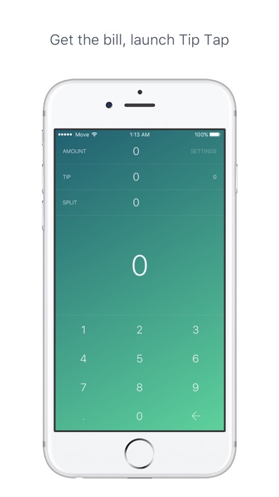 Tip Tap : Tip Calculator app screenshot
